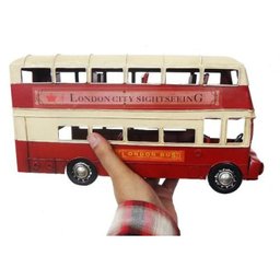 Onibus De Londres Em Metal Para Enfeite Retro Vintage (CJ-007) - 3 Onibus De Londres Em Metal Para Enfeite Retro Vintage (CJ-007) - 3