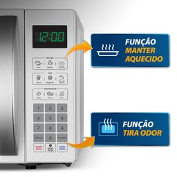 Micro-ondas Mondial 21l Branco Tira Odor Mo-01-21-w 110v - 10