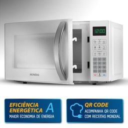Micro-ondas Mondial 21l Branco Tira Odor Mo-01-21-w 110v - 6