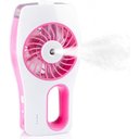 Ver imagem 1 de Mini Ventilador Climatizador Umidificador com Bateria Recarregavel Rosa (ven-2)