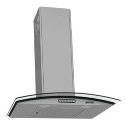 Coifa de Parede 60cm Vidro Curvo Slim Fogatti - 1