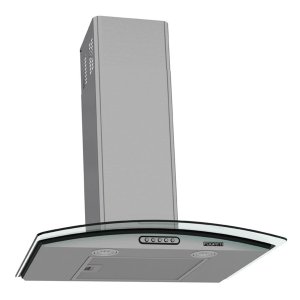 Coifa de Parede 60cm Vidro Curvo Slim Fogatti