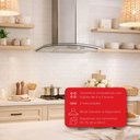 Ver imagem 5 de Coifa de Parede 75cm Vidro Curvo Duto Slim Fogatti Inox