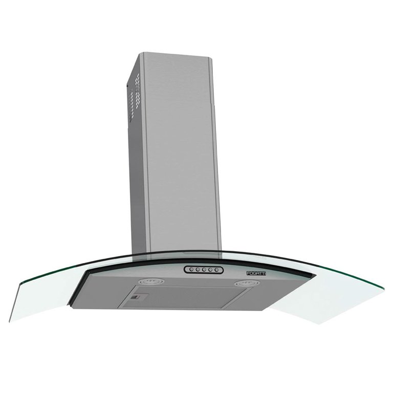 Coifa de Parede 90cm Vidro Curvo Slim Fogatti Coifa de Parede 90cm Vidro Curvo Slim Fogatti