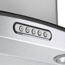 Ver mais imagens de Coifa de Parede 80cm Vidro Curvo Duto Slim Fogatti Inox