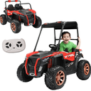 Ver imagem 2 de Carro Importway Utv Elétrico Infantil Vermelho 12v Controle Remoto