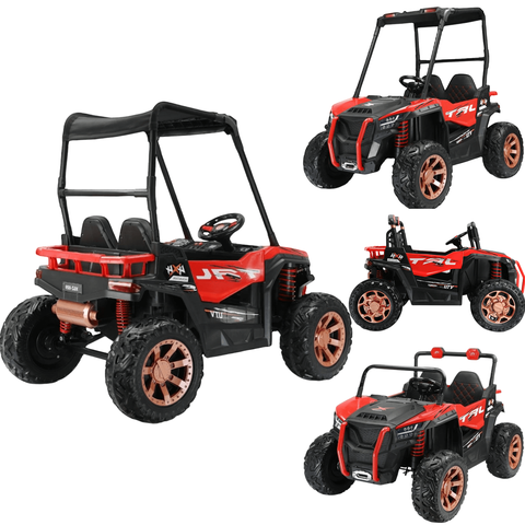 Carro Importway Utv Elétrico Infantil Vermelho 12v Controle Remoto