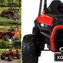 Ver imagem 4 de Carro Importway Utv Elétrico Infantil Vermelho 12v Controle Remoto