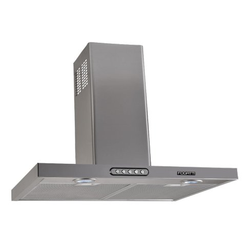 Coifa de Parede 60cm Retangular Duto Slim Fogatti Inox