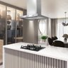 Coifa Ilha 60cm Retangular Fogatti Inox - 3