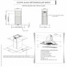 Coifa Ilha 60cm Retangular Fogatti Inox - 4