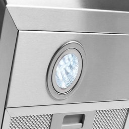 Coifa de Parede 80cm Vidro Curvo Duto Slim Fogatti Inox - 3