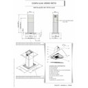 Ver imagem 4 de Coifa de Ilha 90cm Vidro Reto Slim Fogatti Inox