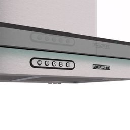 Coifa Ilha 75cm Vidro Reto Fogatti Inox - 4