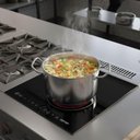 Ver imagem 3 de Caçarola de Indução 32cm Profissional Aço Inox 15,2l Brinox Panela Alta Avulsa Cozinha