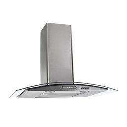 Coifa de Parede 70cm Vidro Curvo Duto Slim Fogatti Inox - 1