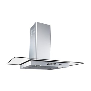 Coifa de Parede 80cm Vidro Reto Duto Slim Fogatti Inox
