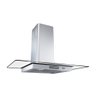 Coifa de Parede 80cm Vidro Reto Duto Slim Fogatti Inox - 1