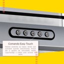 Ver imagem 3 de Coifa de Ilha 60cm Vidro Reto Slim Fogatti Inox