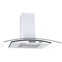 Ver imagem 1 de Coifa de Parede 90cm Vidro Curvo Slim Fogatti Branco