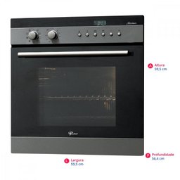 Forno Elétrico Fischer 56 Litros Maximus de Embutir com Display Digital - 4