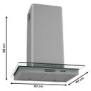 Ver imagem 3 de Coifa Ilha 60cm Vidro Reto Fogatti Inox