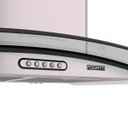Ver imagem 4 de Coifa Ilha 75cm Vidro Curvo Fogatti Inox