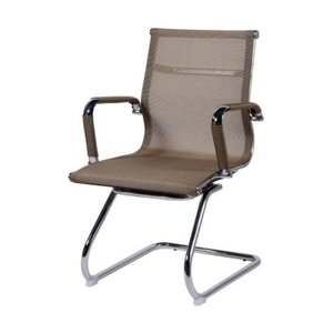 Cadeira de Escritório Eames Esteirinha Baixa Fixa Tela Mesh Cobre