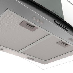 Coifa de Ilha 90cm Vidro Curvo Slim Fogatti Inox - 5