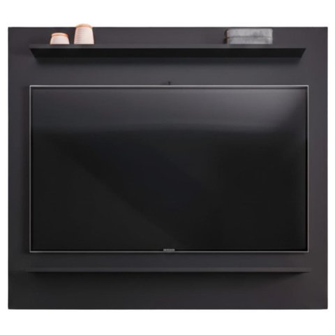 Painel Suspenso para Tv 50 Polegadas Bp 120 Cm Tessa Preto Eratto Moveis