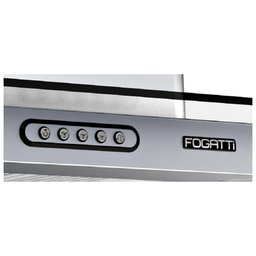 Coifa de Ilha 90cm Vidro Reto Slim Fogatti Inox - 3