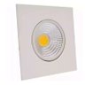 Spot Led Dicróica Cob 5w Direcionável Branco Quente Quadrado Kit 6 - 2