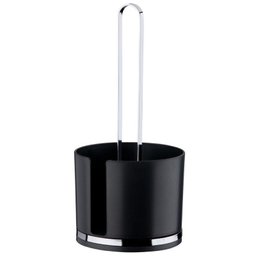 Porta Rolo de Papel Toalha em Plástico Ps Eleganza - Preto - 2