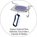 Ver imagem 2 de Cantoneira Porta Shampoo 2 Andares Para Banheiro