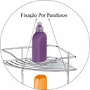Ver imagem 3 de Cantoneira Porta Shampoo 2 Andares Para Banheiro