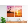 Par de Placas Decorativas Praia com Impressão UV-40x60 - 1