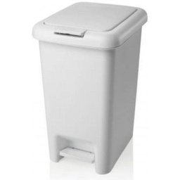 Lixeira Click e Pedal 20 Litros Branca - 1