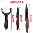 Ver imagem 4 de Kit Jogo de Faca Conjunto Faqueiro Churrasco Cozinha 6 Peças