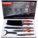 Ver imagem 3 de Kit Jogo de Faca Conjunto Faqueiro Churrasco Cozinha 6 Peças