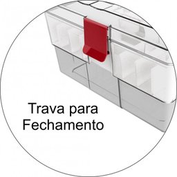 Maleta Organizadora com Divisórias Maquiagem Manicure - 4