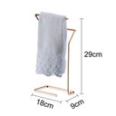 Ver imagem 4 de Toalheiro Simples Rosto Mãos De Bancada Lavabo - Cobre