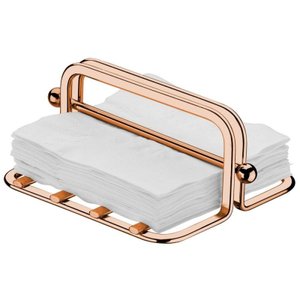 Suporte Para Guardanapos Pequenos Com Peso - Cobre