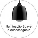 Ver imagem 3 de Luminária de Teto Picasso Restaurante Aconchegante - Preto