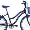 Bicicleta Feminina Aro 26 Beach em Alumínio Preto - 2
