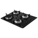 Ver imagem 1 de Cooktop 4 Bocas À Gás V400 Vidro Fogatti