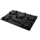Ver imagem 1 de Cooktop 5 Bocas Á Gás V500tc Esmaltado Fogatti
