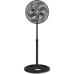 Ventilador de Coluna Ventisol Turbo 6 Preto com 6 Pás Cinza 40 Cm Diâmetro 220v - 1