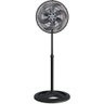 Ventilador de Coluna Ventisol Turbo 6 Preto com 6 Pás Cinza 40 Cm Diâmetro 220v - 1