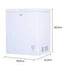 Ver imagem 5 de Freezer e Conservador Horizontal Hq 160 Litros Branco Hq-160cfh 220v