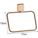 Ver imagem 3 de Toalheiro Argola 18cm Mão ou Rosto - Rosé Gold